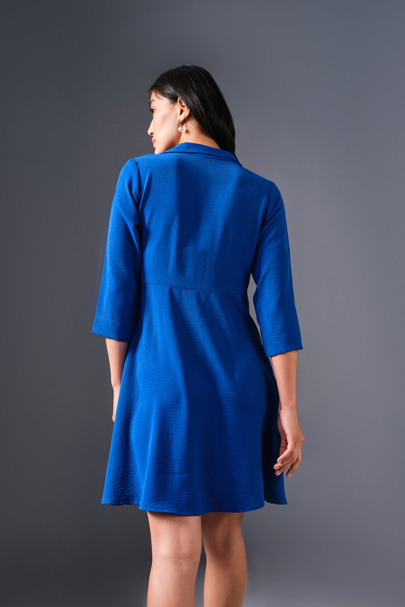 Jules Wrap Dress, Blue, image 5